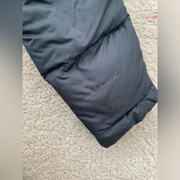 Columbia Size Large Black Omni-Shield Down Fill Puffer Coat - Picture 9 of 14